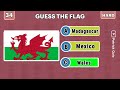 Guess the Country by the Flag Quiz 🌎🎯🤔 Can You Guess the 50 Flags!?