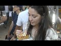 Street Food in Budapest, Hungary. Tasty Foods at City Central Market