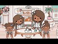 Aesthetic RICH Family MORNING ROUTINE! || *With Voices* || Toca Life World Family Roleplay