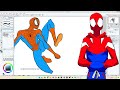 How to get started drawing SPIDER-MAN