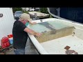 How to easily make Fiberglass Honeycomb Panels