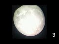 4 moon photos with MY TELESKOP.