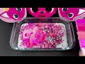 BARBIE Slime Mixing Random With Piping Bags | Big Mega PINK! Mixing Random Into Slime