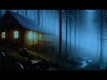 Windy Rain and Thunder Sound - Heavy Rain with Thunder - Rain Sounds for Sleep - Windy Rain