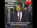 Nelson Mandela strikes the Zionism Journalist in just 10 seconds