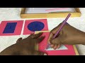 How To Present Montessori Metal Insets (For Design) - Language Lesson