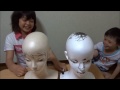 リアル　マネキンにママを描くよ！I draw a picture on the mannequin