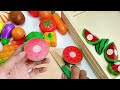 Oddly Satisfying Video | How to Cutting Pineapple Wooden & Plastic Fruit Vegetables ASMR