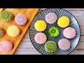 【Eng Sub】 Snowy Mooncake with lotus seed filling 莲蓉冰皮月饼，超简单配方，放2-3天也不硬