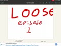 Loose animated horror show episode 1 coming Friday