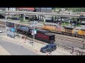 [HD] CPKC 2816 THE EMPRESS STEAM LOCOMOTIVE ROLLS OUT OF KANSAS CITY! + 8876, CPKC PAINT, & AMTRAK!