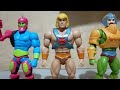 HE-MAN Cartoon Collection Mattel toy comparison with Super7