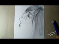 How To Draw Girl Faces | Female Figure Drawing ( Pencil Drawing Process ) 5x Speed