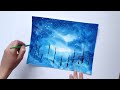 Forest Watercolor Painting Tutorial | Easy Watercolor Landscape Tutorial | Watercolor Beginner Easy