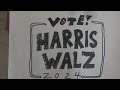 All National Transportation Motorcyclist VOTE Harris Walz 2024. To ensure motorcycle lane splitting.