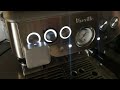 Switchbot button pusher turning on the Breville Barista Express