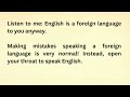 From Broken English to Fluent English || Learn English || Improve Your English || Graded reader