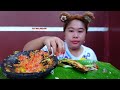 ALHAMDULILLAH MUKBANG LAGI.. TERONG PENYET IKAN ASIN PEDA..‼️