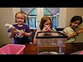 Sink or Float challenge ft. Emerson and Lexi.