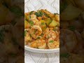15 minutes Shrimp and potatoes garlic butter/Quick and Easy dish#shorts ##easyrecipe #quickrecipe