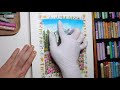 Oil Pastel landscape #60 / How to Paint Forest Nature for Beginners _ Healing ASMR Drawing