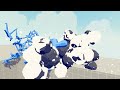 ICE ZOMBIE ARMY + 2 GIANT vs EVERY GOD   Totally Accurate Battle Simulator TABS