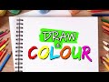 Learn to draw APPLE JACK. Draw and colour My Little Pony. Drawings for children.