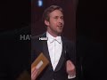 RYAN GOSLING and RUSSELL CROWE FIGHT at the OSCARS #shorts