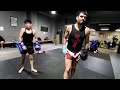 BRUTAL Muay Thai Padwork (I GOT COOKED!)