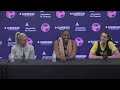 Indiana Fever — Christie Sides, Aliyah Boston, Caitlin Clark on media call before 2024 WNBA season