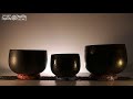 Temple bell sound of 3 Orin Japanese bells/singing bowls for mindfulness meditation and relaxation