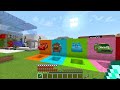 found new SECRET TUNNELS of MCQUEEN & MATTER & DINOCO & CHICKO HICKS & JACKSON STORM in Minecraft