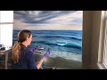 How to Paint the Ocean in Oils - Large Seascape Painting 