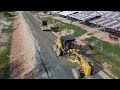 Techniques Skill Motor Grader Processing Build Foundation Road, CAT Motor Grader Good Working