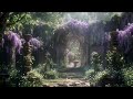 ABANDONED PALACE GARDEN Ambience and Music | peaceful spring afternoon in a forgotten garden
