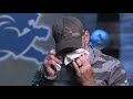 Surprising Chris Spielman with Pride of the Lions induction