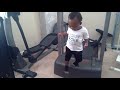 Canaan test the treadmill