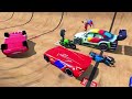 GTA V Epic New Stunt Race For Car Racing Challenge by Trevor and Shark | THE AMAZING DIGITAL CIRCUS