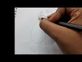 How to draw Brinjal by 3 Number 🍆🍆.বেগুন আঁকা শিখুন খুব সহজে 3 দিয়ে।🍆🍆