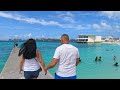 Cruise Ship 🛳To Junkanoo Beach🏖 Walk | Nassau Bahamas 🇧🇸 | [4k]  Binaural Audio🎧