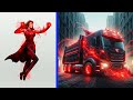 AVENGERS But GARBAGE TRUCK 🚛 VENGERS 🔥 All Characters (marvel & DC) 2024💥
