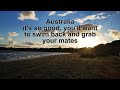 Aussie beach tourism ad
