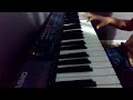 playing the blue lobster theme on piano