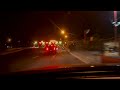 Golden Gate Bridge at Night — Driving US 101 South Towards San Francisco