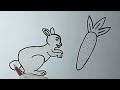 Paint and draw easily | Learn to draw a rabbit