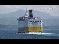 Classic Ferry Video 2007 - Departure of ferry SARDINIA VERA, Golfo Aranci (Corsica Sardinia Ferries)