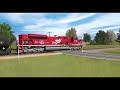 BWR freight train with Halloween engine 1031 and horn show! -TRS19