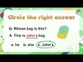 Basic English Grammar for Kids | Part 2 | Unit 7~12 | Grammar Tips