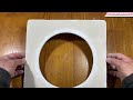 Making a Fused Glass Mould from Kiln Wash and Fibreboard
