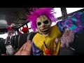 when you see this clown school bus filled with CLOWNS, do not pass it! Drive away FAST!!